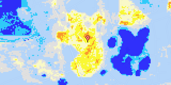 Ekstrem regn på Kollemosevej 42A