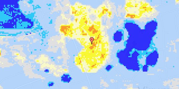 Ekstrem regn på Kollemosevej 49B