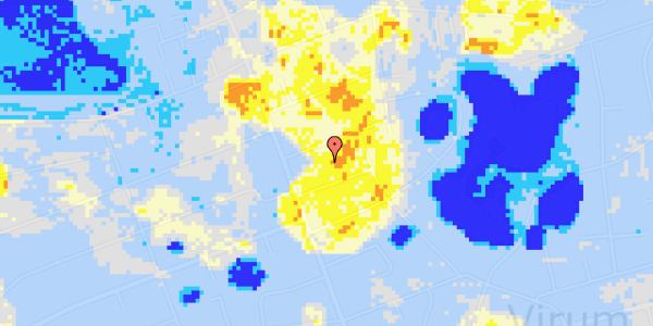 Ekstrem regn på Kollemosevej 51B