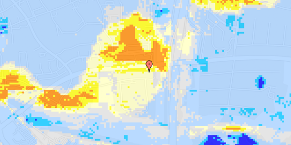 Ekstrem regn på Kornagervej 105