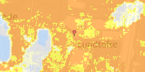 Ekstrem regn på Lundtoftevej 155B