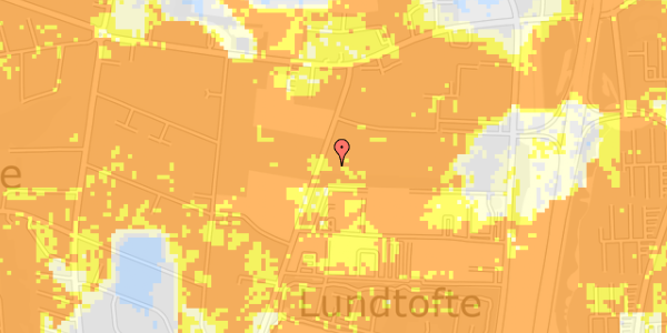 Ekstrem regn på Lundtoftevej 182, 2. th