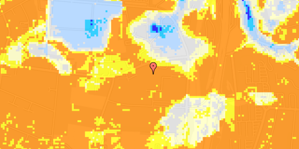 Ekstrem regn på Lundtoftevej 216D, st. th