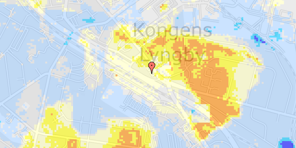 Ekstrem regn på Lyngby Hovedgade 86D, 3. th