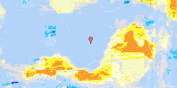 Ekstrem regn på Melagervej 5, 1. th