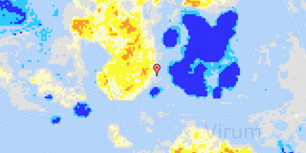 Ekstrem regn på Mosebakken 13