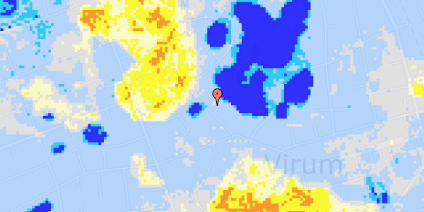 Ekstrem regn på Mosebakken 21