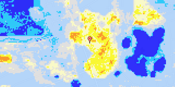 Ekstrem regn på Parcelvej 73A