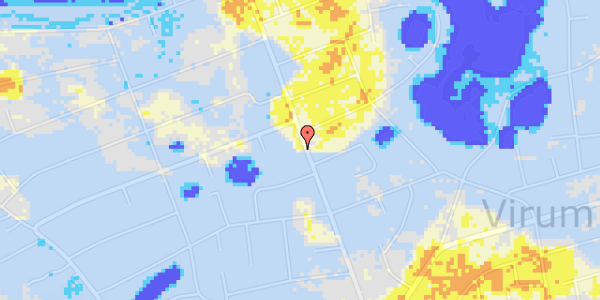 Ekstrem regn på Parcelvej 104A