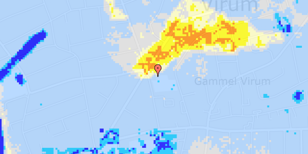 Ekstrem regn på Parcelvej 153