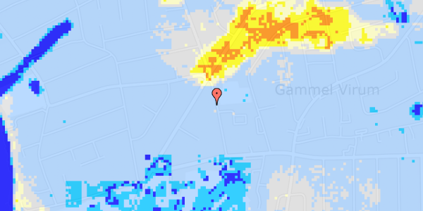 Ekstrem regn på Parcelvej 156