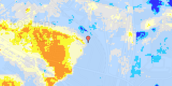 Ekstrem regn på Peter Rørdams Vej 30, st. 