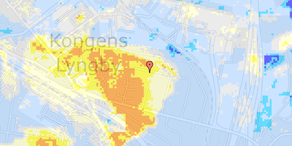 Ekstrem regn på Peter Rørdams Vej 31