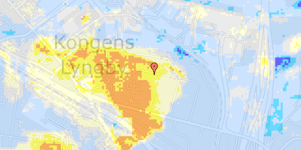 Ekstrem regn på Peter Rørdams Vej 33