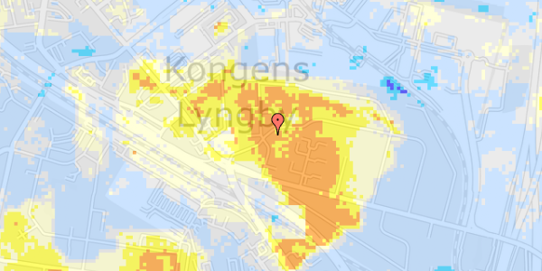 Ekstrem regn på Peter Rørdams Vej 41B, 1. tv