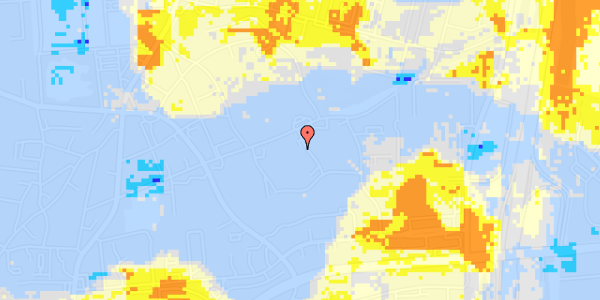 Ekstrem regn på Plovvej 2, 1. th