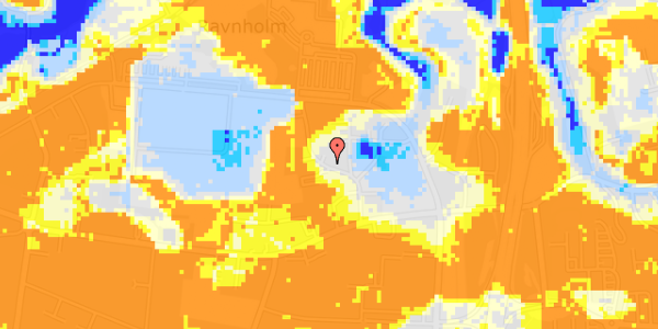 Ekstrem regn på Ravnholmvej 16