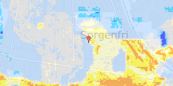 Ekstrem regn på Rosengårdsvej 24