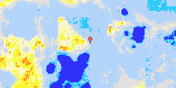 Ekstrem regn på Ryvej 20