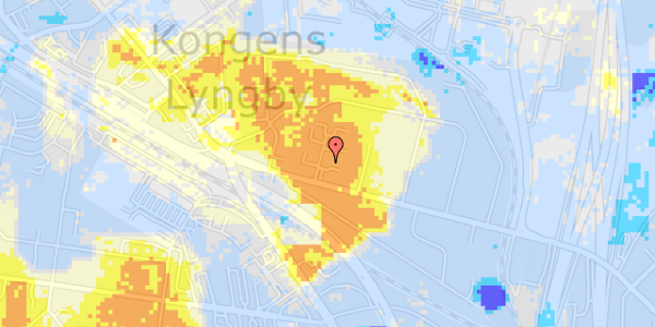 Ekstrem regn på Rørdams Have 4, 2. 3