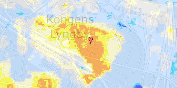 Ekstrem regn på Rørdams Have 11, 2. 1