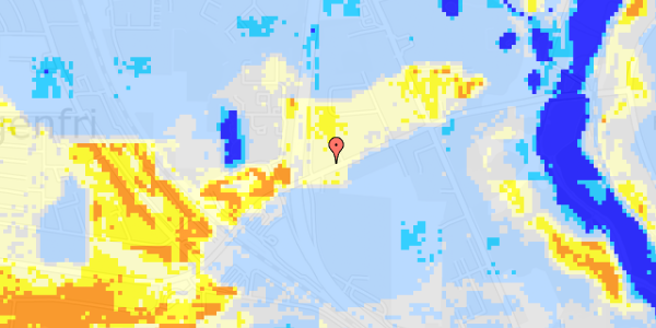 Ekstrem regn på Skovbrynet 23