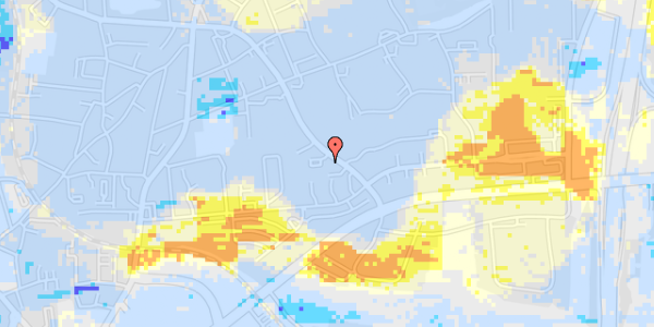 Ekstrem regn på Sorgenfrigårdsvej 37, st. 3