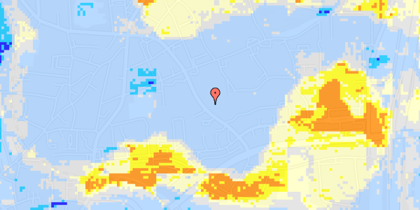 Ekstrem regn på Sorgenfrigårdsvej 48, 1. tv