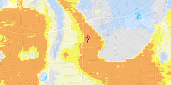 Ekstrem regn på Stengårds Alle 7