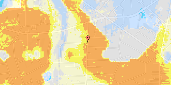 Ekstrem regn på Stengårds Alle 10