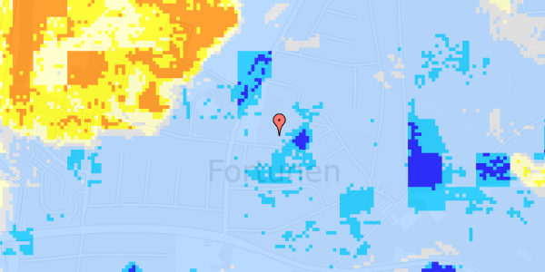 Ekstrem regn på Trongårdsvej 26