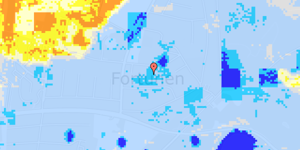 Ekstrem regn på Trongårdsvej 29B