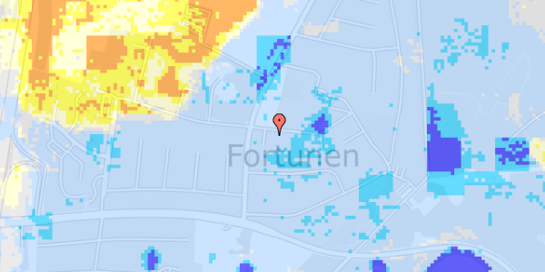 Ekstrem regn på Trongårdsvej 35