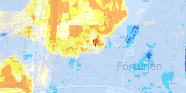 Ekstrem regn på Trongårdsvej 46, st. 17