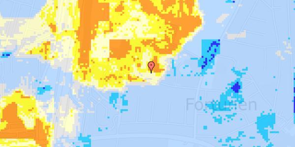 Ekstrem regn på Trongårdsvej 46, st. 40