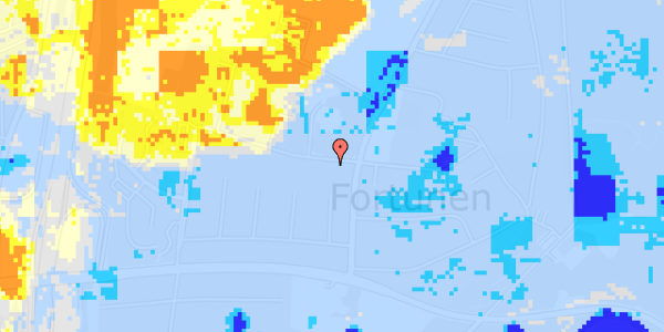 Ekstrem regn på Trongårdsvej 47