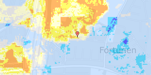 Ekstrem regn på Trongårdsvej 67