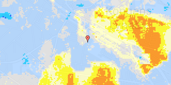 Ekstrem regn på Ulrikkenborg Alle 1, st. 