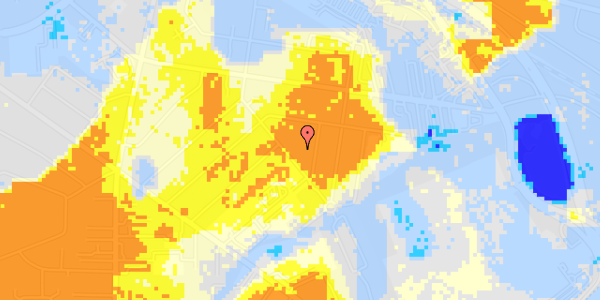 Ekstrem regn på Ulrikkenborg Alle 51