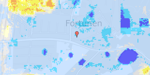 Ekstrem regn på Ved Fortunen 1