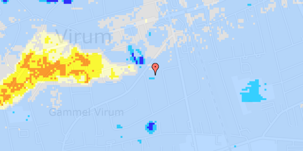 Ekstrem regn på Virumbakken 1