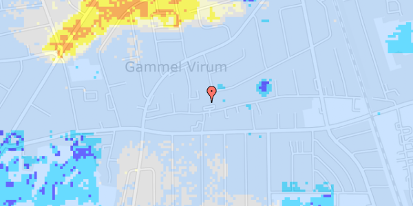 Ekstrem regn på Virumgade 48B