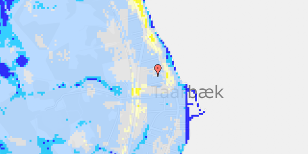 Ekstrem regn på Taarbæk Strandvej 103L