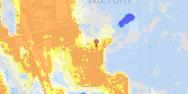 Ekstrem regn på Ahornstien 2