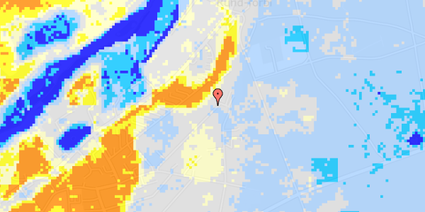 Ekstrem regn på Alfred Christensens Vej 33