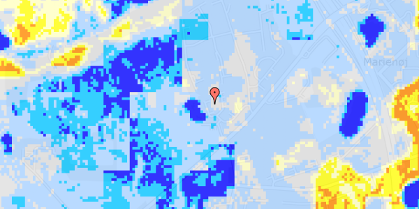 Ekstrem regn på Brillerne 55