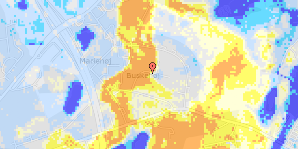 Ekstrem regn på Buskehøjvej 10, st. 