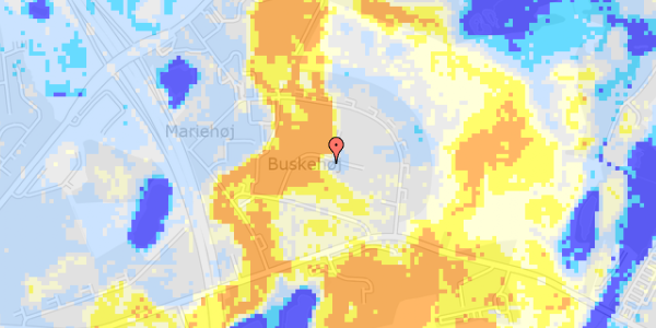 Ekstrem regn på Buskehøjvej 12, st. th