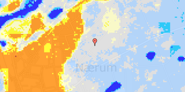 Ekstrem regn på Bystykket 12