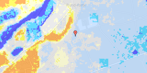 Ekstrem regn på Concordiavej 28